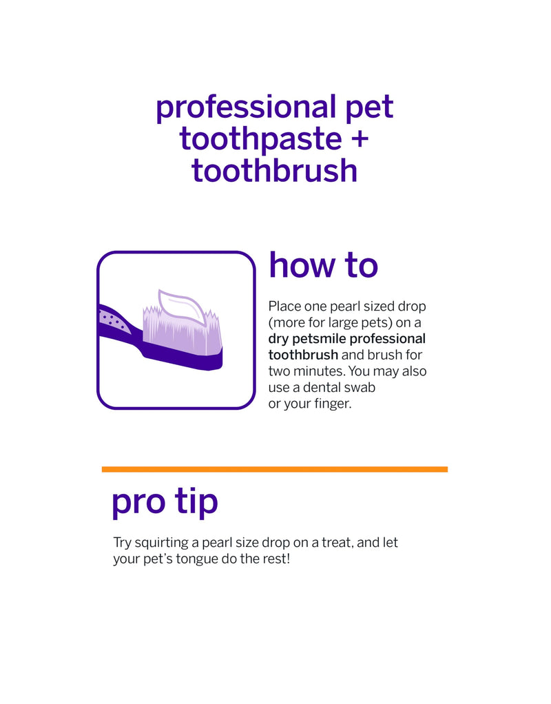 [Australia] - Petsmile Professional Pet Teeth Brushing Kit for Cats & Dogs - Only VOHC Accepted Toothpaste & Patented Toothbrush - Proven to Control Plaque & Tartar Calprox Formula (Say Cheese, 4.2 Oz) Say Cheese 4.2 Ounce (Pack of 1) 