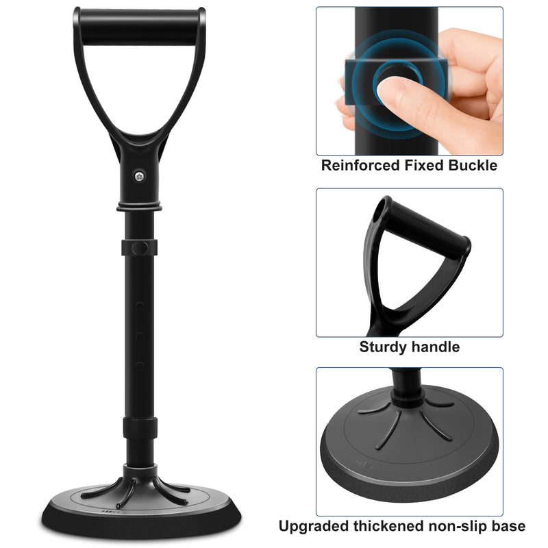 [Australia] - Upgraded Portable Standing Aid with Integrated Reinforced Fixation Buttons and Oversized 7" Base, an Adjustable Standing and Daily Living aid Designed for Seniors 