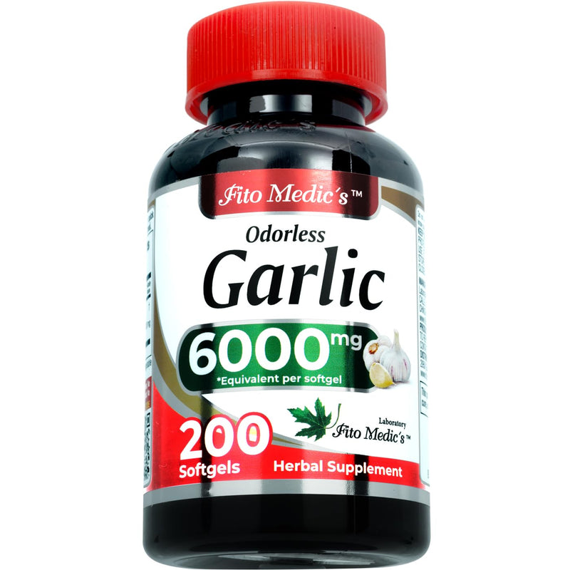 [Australia] - Lab | garlic pills |6000 mg Equivalent | 200 softgels | organic garlic | 200 capsules | garlic supplements | garlic | odorless garlic | garlic extract | garlic capsules | Ultra high Absorption. 