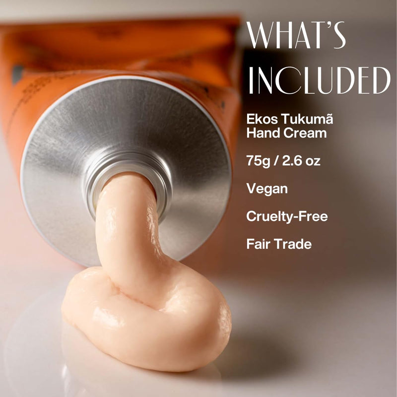 [Australia] - Natura – Tukumã Hyaluronic Acid Boosting Hand Cream - Moisturize & Improve Skin Texture - Anti-Signs & Anti-Aging- Vegan Skin Care - 2.6 oz (75g) 