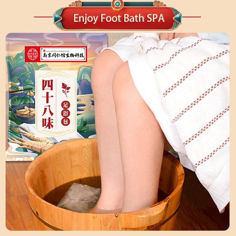 [Australia] - 48 Flavor Herbal Detox Foot Soak - Foot Bath Herb Pedicure Spa Bath Soak Foot Detox Soak to Remove Toxins - Relieve Fatigue 、Improve Sleep、Dispel Cold & Dampness (900 g (30g x 30pcs), Green) 900 g (30g x 30pcs) 