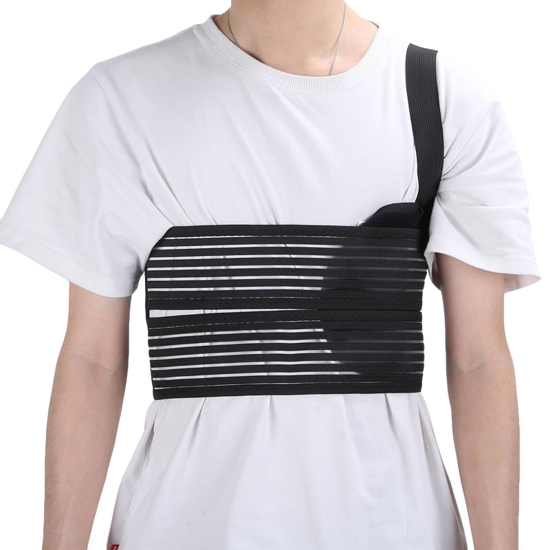 [Australia] - Watris Veiyi Broken Rib Bandage, Elastic Rib Belt, Breathable Rib Chest Bandage, Adjustable Chest Wrap Belts 