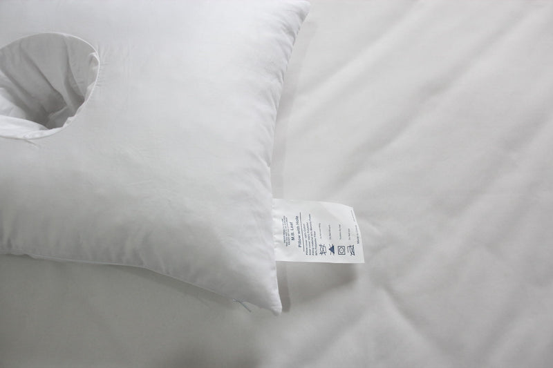 [Australia] - Ear Pillow Designed for Sleeping Comfort with Sore Ear Relief | Specialized for Ear Piercings | Memory Foam Pillow Tailored Chondrodermatitis CNH | Side Sleepers Piercings (White/Cotton, 3 Piece Set) White/Cotton 