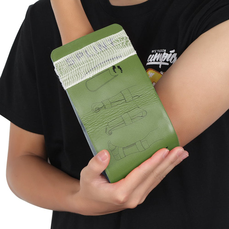 Splints -Medical Splint Roll Fold Finger Splint 3 Piece for Neck, Leg, Knee, Foot, Wrist, Hand, Arm Injuries … (Green) Green