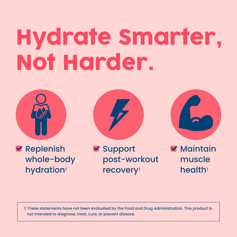 NativePath Hydrate Electrolyte Stick Packs, Mixed Berry, 30 Count | Single-Serve Sticks, 14 Vitamins & Minerals, 9 Aminos & 2000mg BCAAs, Zero Sugar, Hydration, Keto