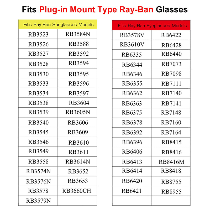 [Australia] - 5 Pairs Replacement Nose Pads for RayBan RB3549, RB4071, RB6336, RB7140, RB8415 and More Eyeglasses, Sunglasses Models (Silver) Silver 