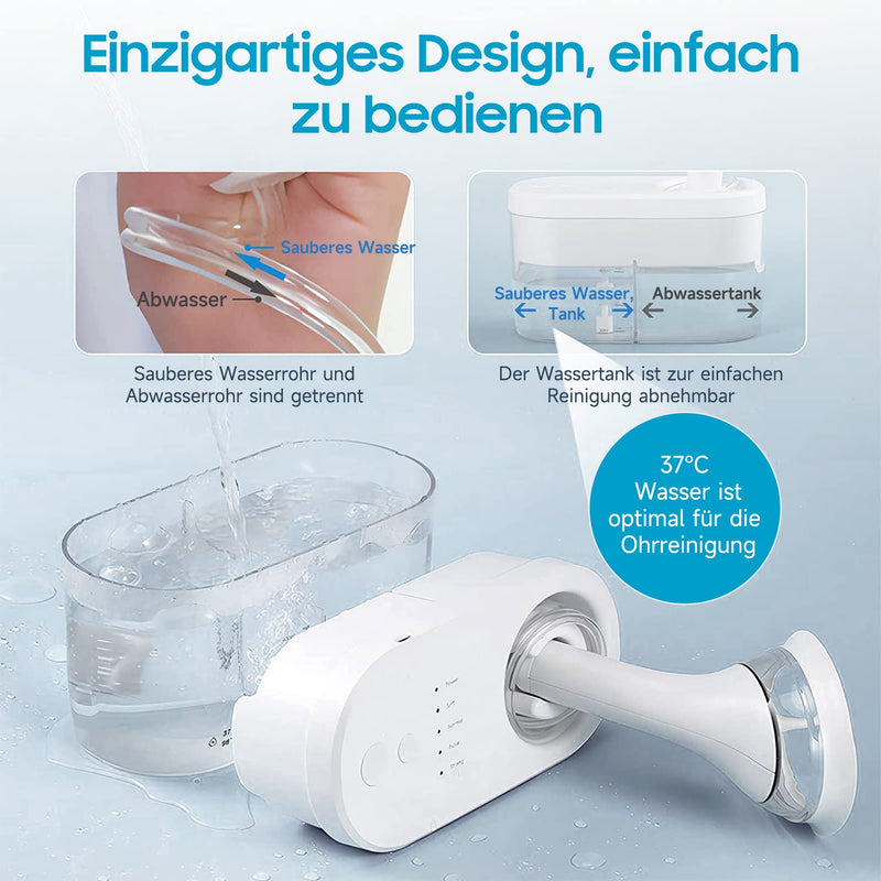 [Australia] - Electric Ear Cleaner with Sewage System - Earwax Removal and Camera Otoscope with Light: Perfect for adults and children, birthday, Christmas and holidays 