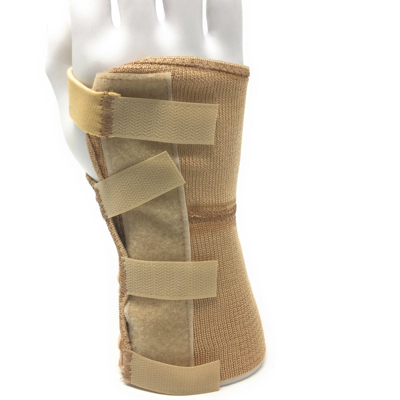 Champion Wrist Splint, Wrap Style, Elastic Knit, Right Hand, Medium Beige (Right Hand)