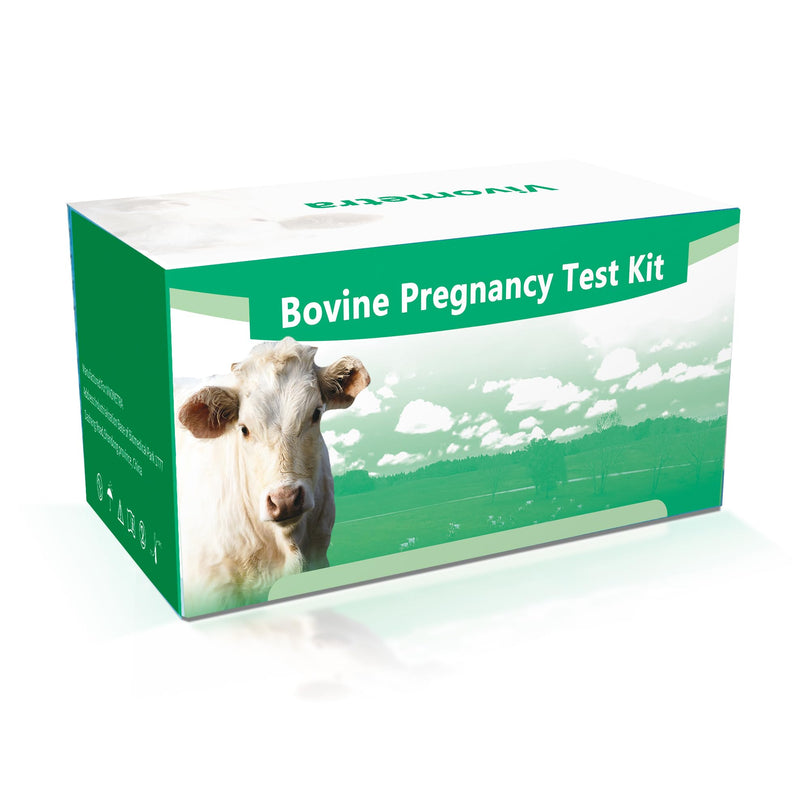 Bovine Pregnancy Test Kit - Includes 5 Tests, Rapid Results in 5-20 Minutes for Dairy & Beef Cows, Whole Blood, Serum & Plasma-Based Tests