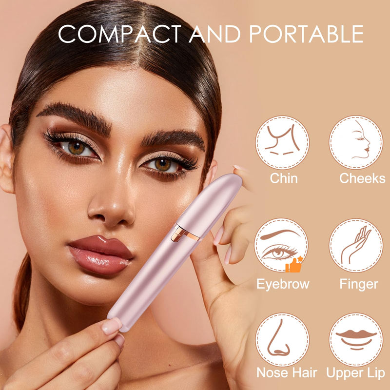 [Australia] - Electric eyebrow razor, eyebrow epilator for women, eyebrow trimmer, precise and painless eyebrow shaping for eyebrows, body hair, lips and chin 