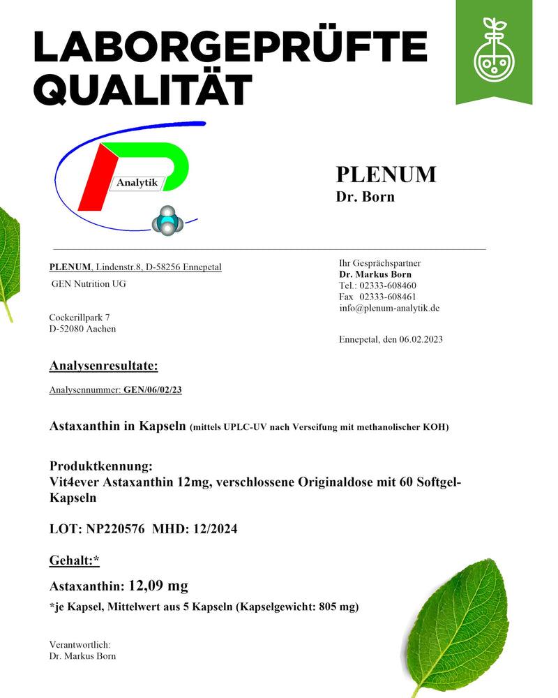 [Australia] - Astaxanthin 12 mg - 60 Softgel Capsules (4 Month Supply) - Made from Haematococcus Pluvialis Microalgae - With Vitamin E and Olive Oil 