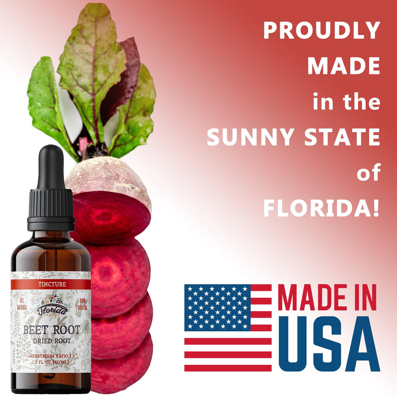 [Australia] - Beet Root Supplement - Liquid Beets Extra Fast Absorption - Beet Root Tincture Organic Extract, Gluten Free, 2 Fl Oz 2 Fl Oz (Pack of 1) 