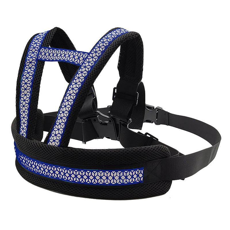 [Australia] - Holiberty Child Motorcycle Safety Harness for Kids Anti-Fall Bike Motorcycle Shoulder Belt Cycling Walking Harness Age 2-12 Blue 