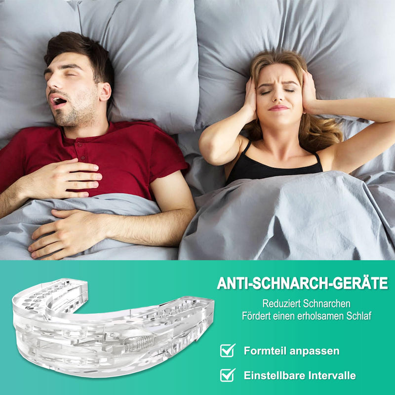 [Australia] - Anti-snoring splint, effective solutions for quiet nights and relaxed snoring, adjustable anti-snoring snoring-free stopper, snoring stopper against teeth grinding 