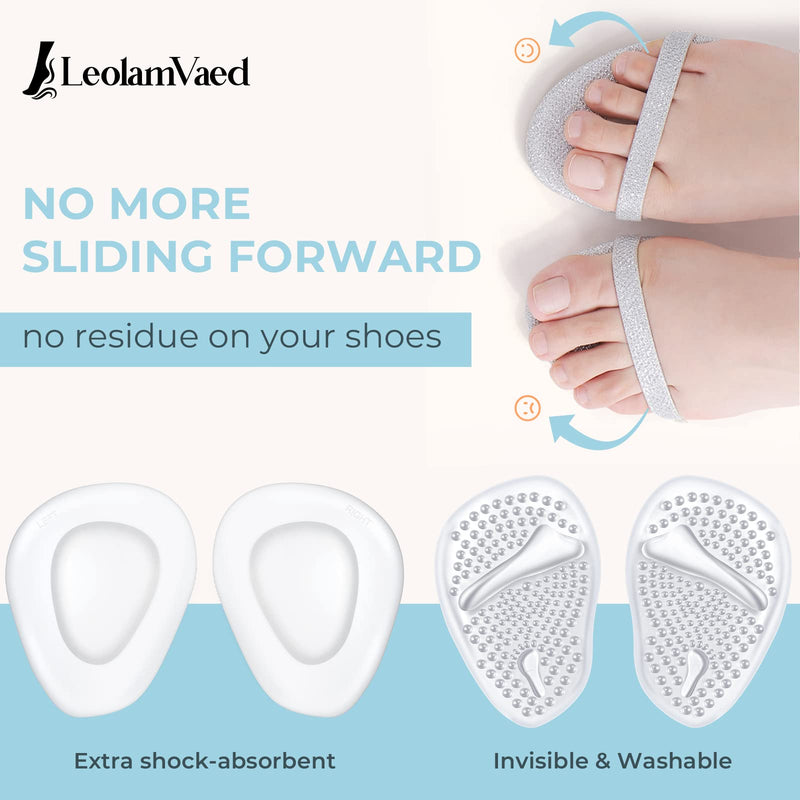 [Australia] - Reusable Bunion Pad Forefoot, Bunion Pad High Heels for Women, All Day Pain Relief and Comfort, Washable Forefoot Pad One Size Bunion Pad (10pcs in Set) All in One Set A 