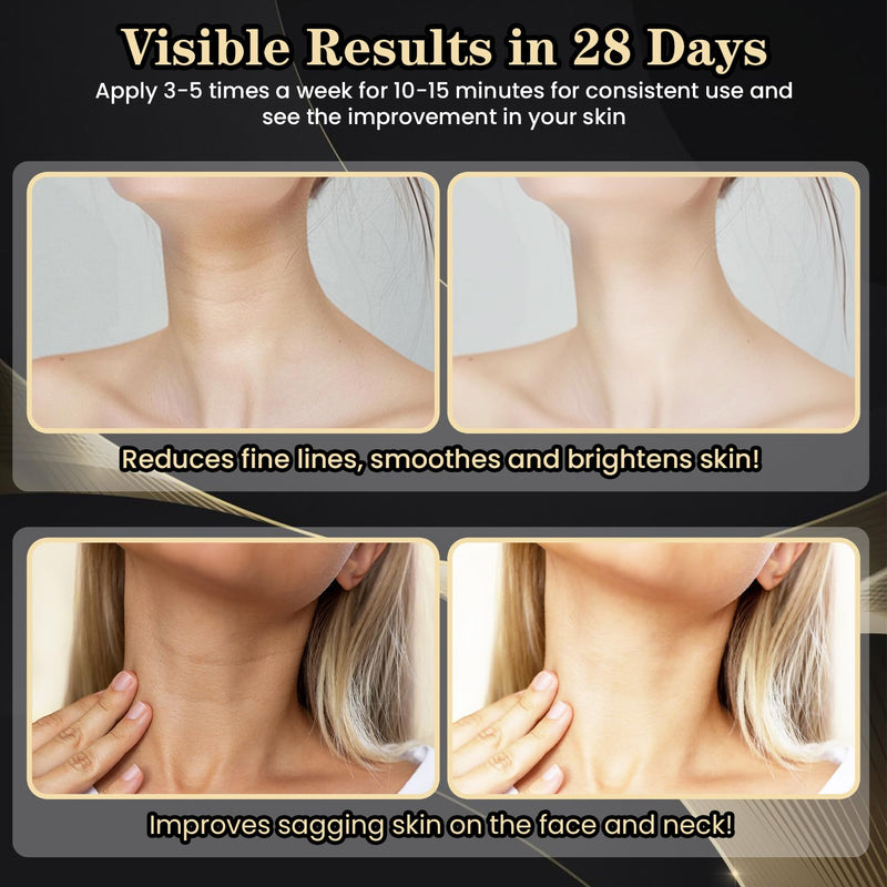 [Australia] - Red Light Beauty Device for Face and Neck, Based on High-end Red and Blue LED Light, Facial Cold and Hot, Vibration Technology, 3 Color Led Face and Neck Beauty Device for Home Use, Pearly White 