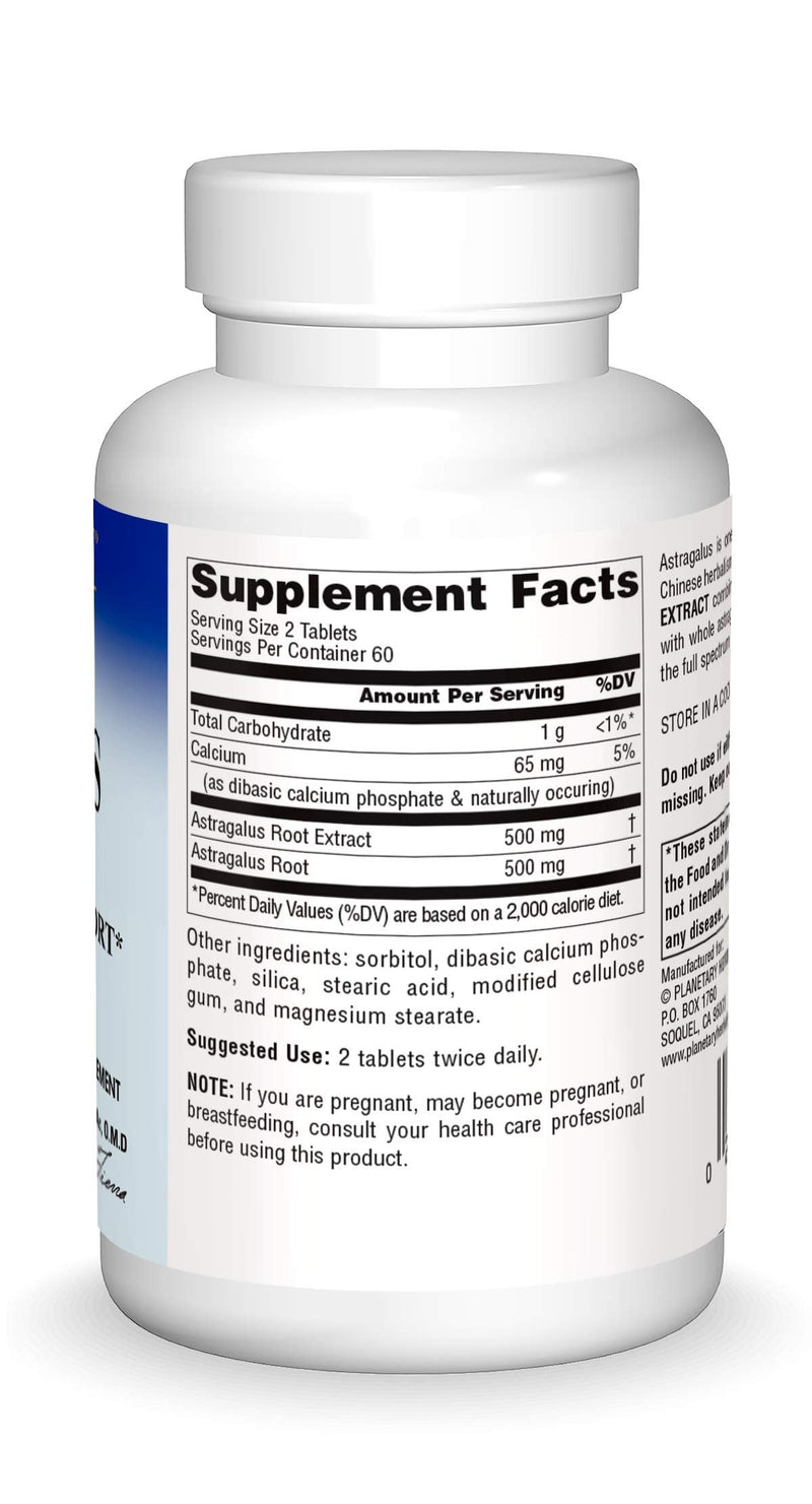 [Australia] - Planetary Herbals Full Spectrum Astragalus Extract, Botanical for Immune System Support*, 500 mg - 120 Tablets 