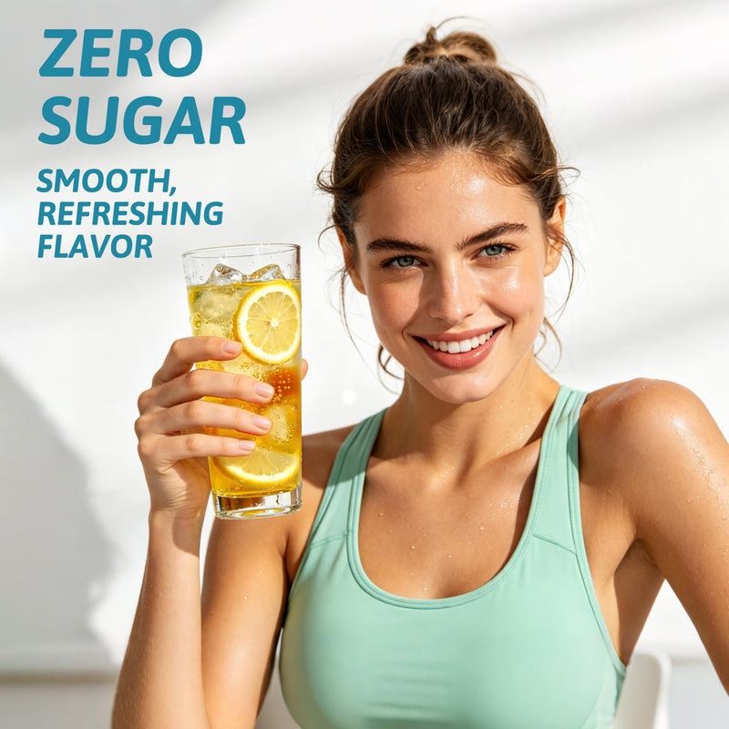20Sticks High Sodium Electrolyte Powder Packets Sugar Free 8 Flavors Liquid Daily IV Hydration Drink Mix with Minerals & Vitamins, Zero Sugar Electrolytes Formula for Fast Rehydration 7 Ounce (Pack of 1)