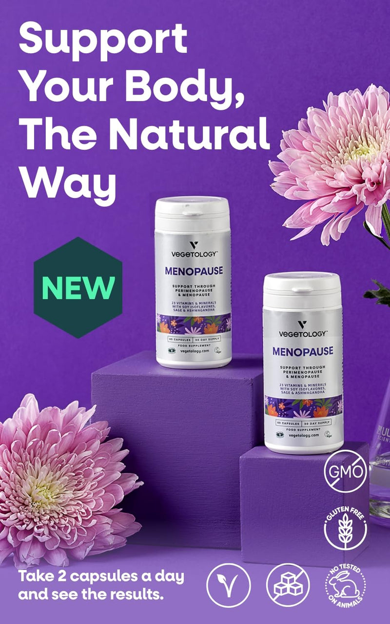 Vegetology Women's Balance Supplement with Sage, Ashwagandha & 26 Vitamins and Minerals