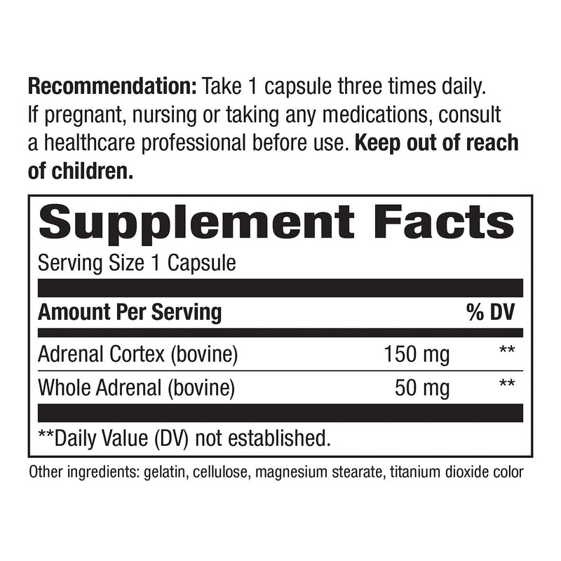 [Australia] - Nature's Way ADRENergize with Adrenal Cortex & Whole Adrenal, Energy Support*, 50 Capsules 