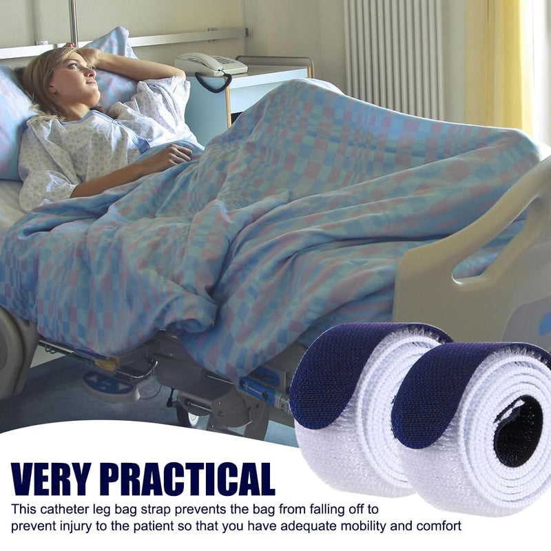 [Australia] - Belt for urine bag catheter leg bag straps catheter holder stabilization device holder belt for catheter urine bag tube 4 pieces 