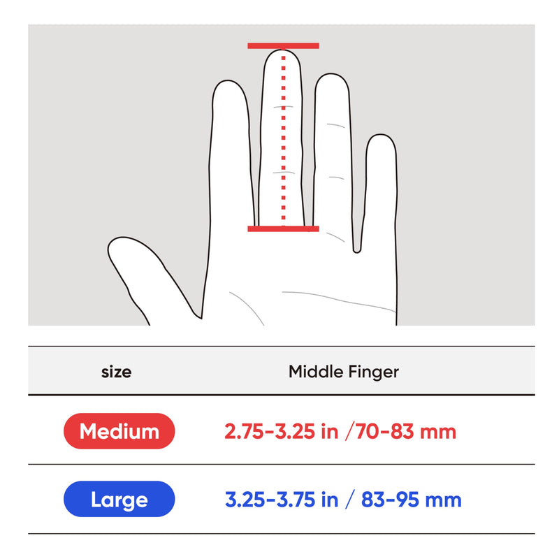 Neofect Finger Splint - Finger Training & Rehab Orthotics, Minimizes Spasticity, Stretch & Functional Grasp, Prevents Stiffness for Stroke, TBI, Increased Muscle Tone, Hemiplegia (Medium Right) Medium (Pack of 1)