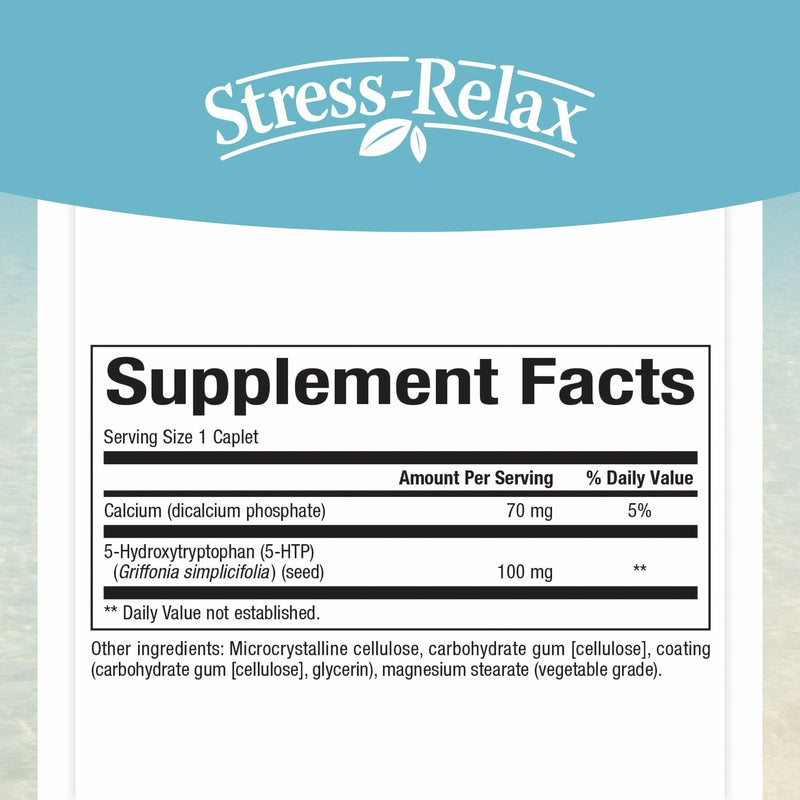 [Australia] - Natural Factors, Stress-Relax 5-HTP 100 mg, Pharmaceutical-Grade Supplement, Supports Sleep & Emotional Well-Being, 120 Count (Pack of 1) 120 Count (Pack of 1) 