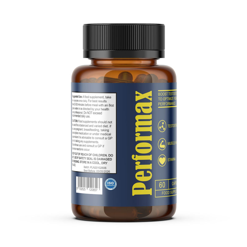 Performax Male Enhancement Support - The Best Natural Supplement - Powerful Legal Bodybuilding Supplement - Advanced Performance and Recovery Agent - 60 Capsules