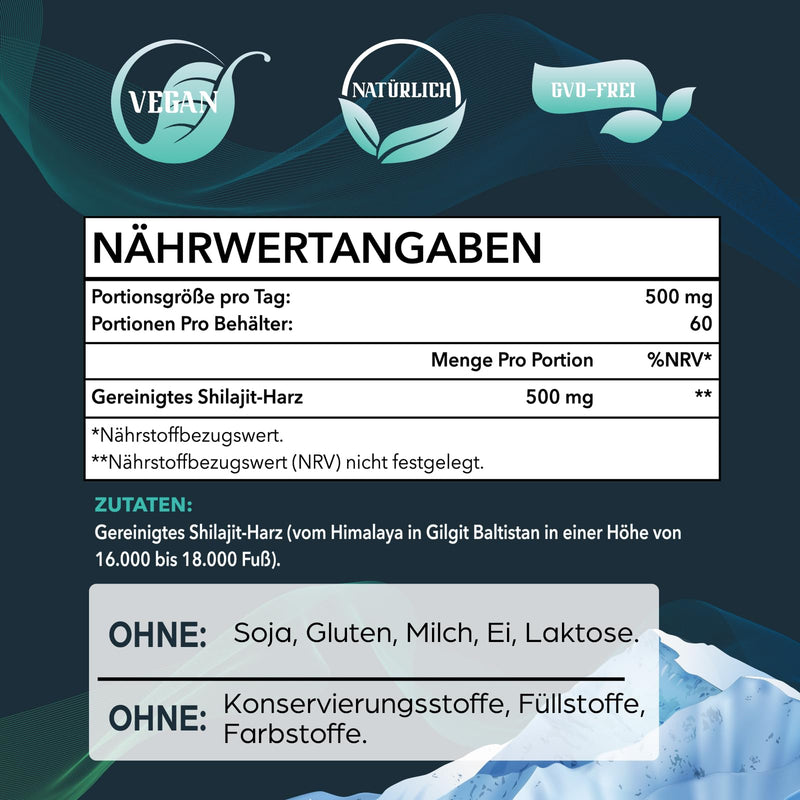 [Australia] - Shilajit high-dose resin with fulvic acid minerals and humic acid, 100% pure and vegan, 30g (pack of 1) 1 piece (pack of 1) 