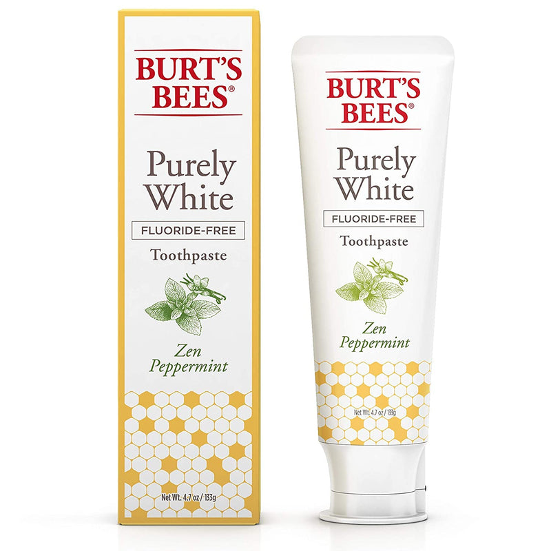 P&G-Burts Bees Toothpaste Purely White 4.7 Ounce Zen Peppermint (Pack of 2) 4.7 Ounce (Pack of 2)