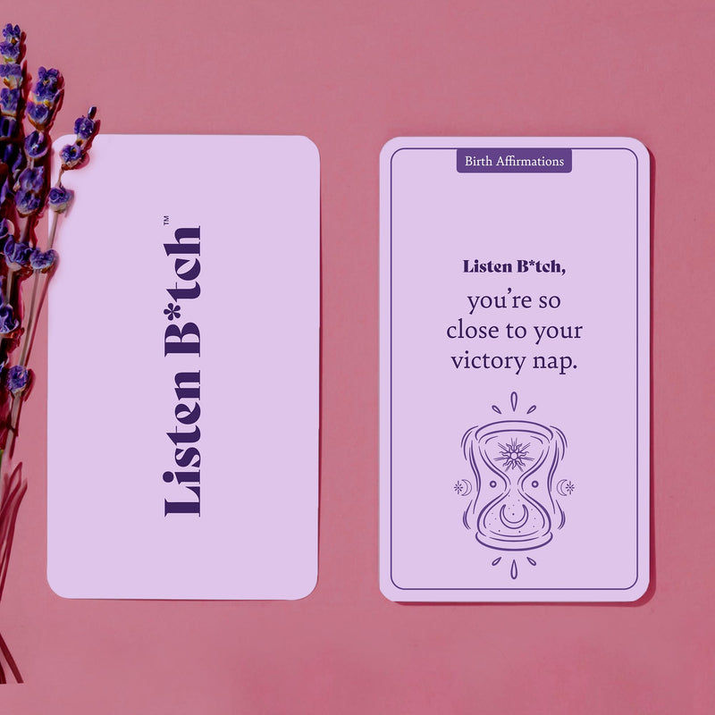 [Australia] - Pregnancy Edition Affirmations | Affirmation Cards to Help Brave The Wonderfully Terrifying Journey of Pregnancy 