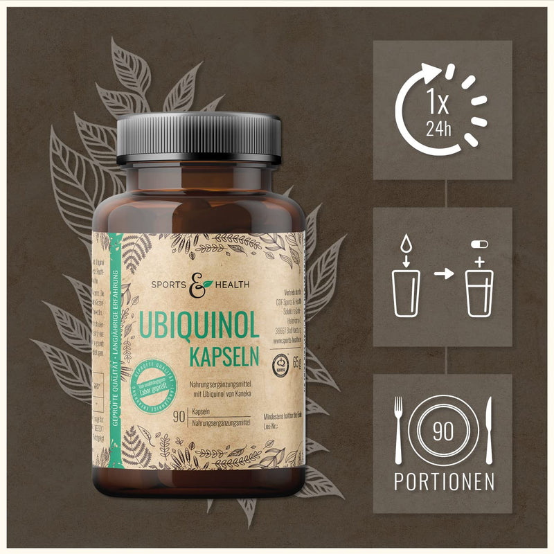 [Australia] - Q10 capsules Ubiquinol - 90 capsules - 100 mg pure Kaneka Ubiquinol - Q10 capsules high dosage - Q10 with Kaneka quality - coenzyme Q10 90 pieces (pack of 1) 