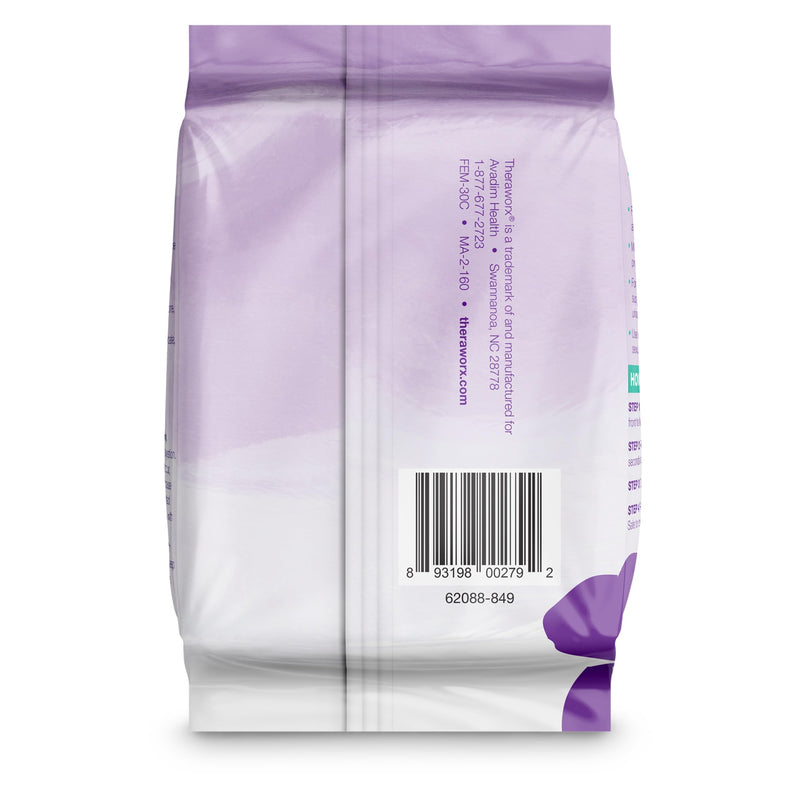 [Australia] - Theraworx Harmony Gentle Daily Cleansing Feminine Wipes, Fragrance Free, Urinary Hygiene, pH Balanced – 30 Count Unscented 30 Count (Pack of 1) 