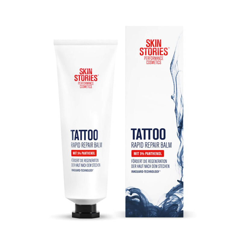 [Australia] - SKIN STORIES Rapid Repair Balm (1 x 50 ml), soothing after tattoo cream with panthenol, tattoo care to promote regeneration from the 4th day after tattooing 50 ml (pack of 1) 