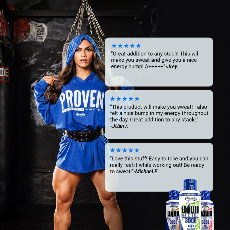 [Australia] - Gaspari Nutrition Liquid L-Carnitine 3000, Stimulant Free, Increased Metabolism, Enhanced Energy, Non GMO, Gluten Free, BPA Free (32 Servings, Orange Pineapple) 