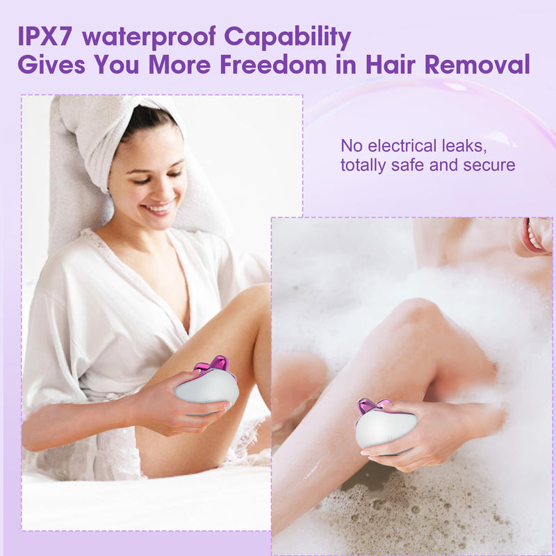 Electric Razors for Women Legs Travel : Rechargeable Waterproof Razor Trimmer for Womens - Dry Wet Electric Shaver for Women - Pro Portable Personal Body Shaver