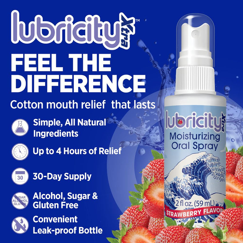 [Australia] - Dry Mouth Spray - Advanced Formula - Hyaluronic Acid and Xylitol, Strawberry Flavor - Saliva Substitute Dry Mouth Oral Spray, The Most Satisfactory Solution in Dry Mouth Products 