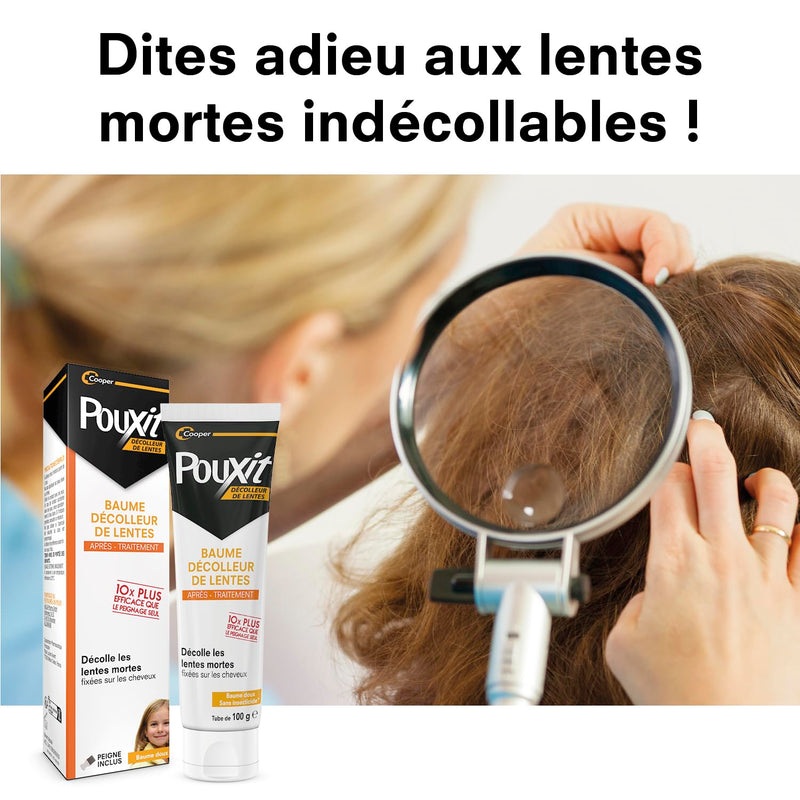 [Australia] - POUXIT - Nit Remover Balm - Comb Included - 10 times more effective than combing alone - 100ml 