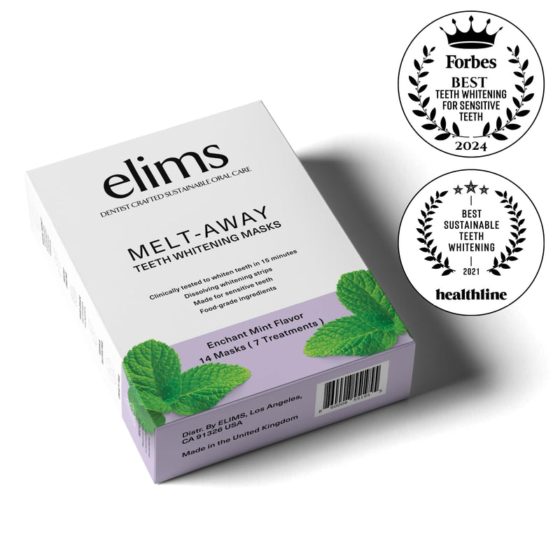 [Australia] - Melt-Away Teeth Whitening Strips for Sensitive Teeth - 14 Strips, 7 Treatments - Dissolving Mess-Free Application 14 Count (Pack of 1) 