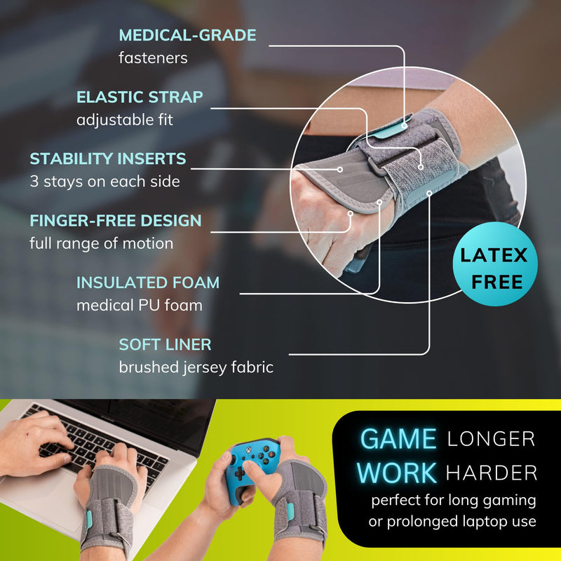[Australia] - BraceAbility Wrist Support for Men and Women - Tennis and Pickleball Wrist Brace, Sports Injury Relief, Sprained Wrist Recovery, Tendonitis Support, Cycling, Volleyball, Golf - Right Hand (Small) Small 