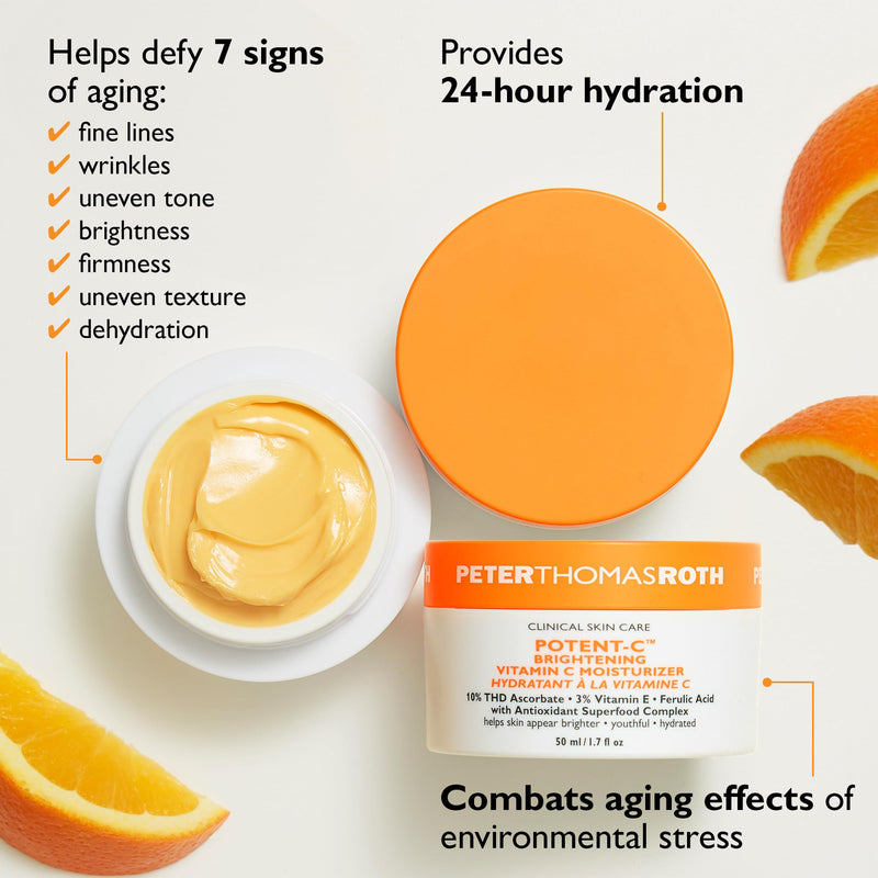 Peter Thomas Roth | Potent-C™ Brightening Vitamin C Moisturizer 1.7 Fl Oz (Pack of 1)