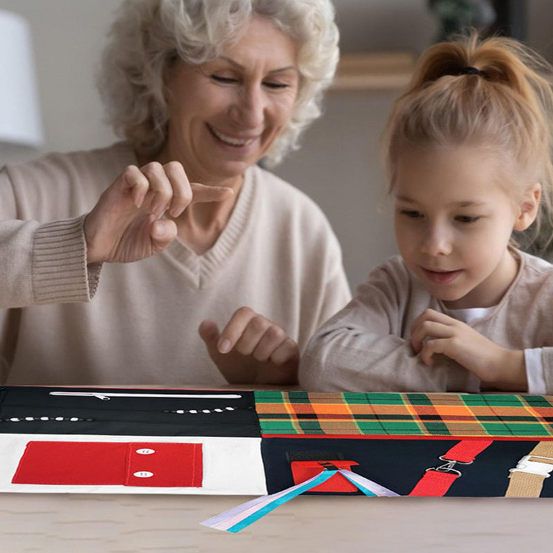 [Australia] - Topyond Dementia Sensory Blanket, Anxiety Relief Aid, Calming Activities for Elderly, Calming Sensory Support for Alzheimer's, Relaxing Fidget Blanket 