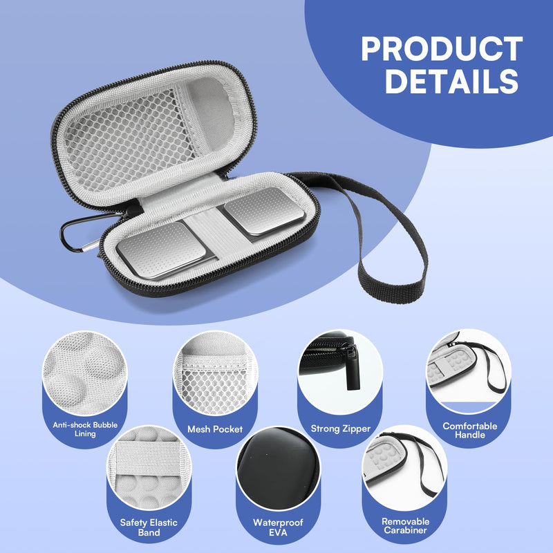 [Australia] - Case Compatible for kardiamobile EKG Heart Monitor, Hard Travel Case for KardiaMobile 6L /for Kardia EKG Monitor, Heart Monitor Travel case, (Case Only) 