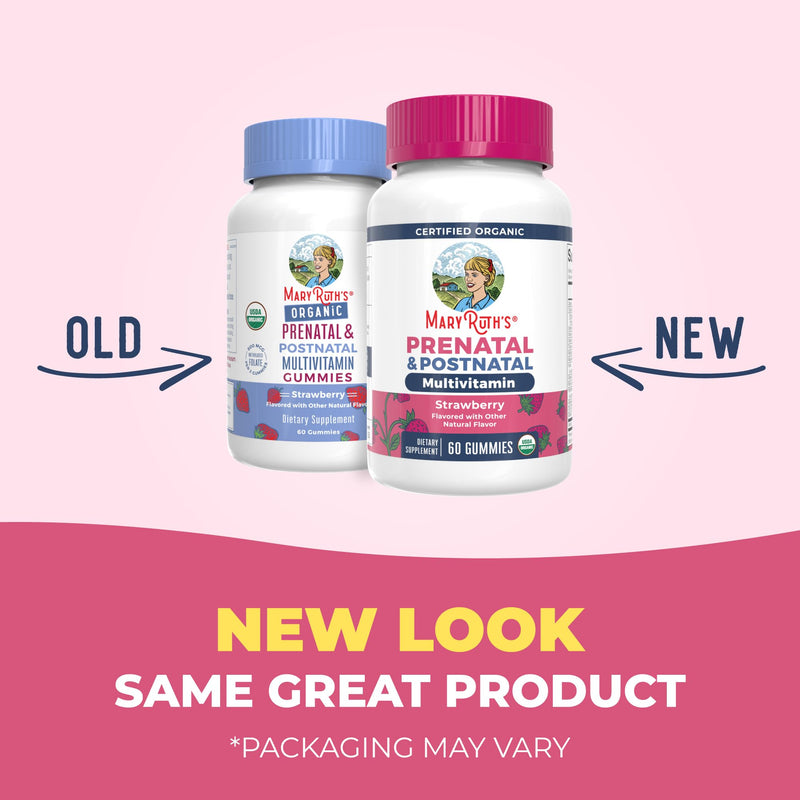 MARYRUTH'S Organic Prenatal Vitamins for Women Gummies, 30 Servings | 30 servings