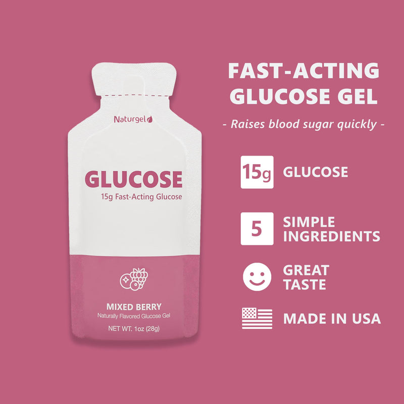 [Australia] - Glucose Liquid Gel, Pack of 20, Variety - 15g Fast-Acting Liquid Glucose 20 Count 