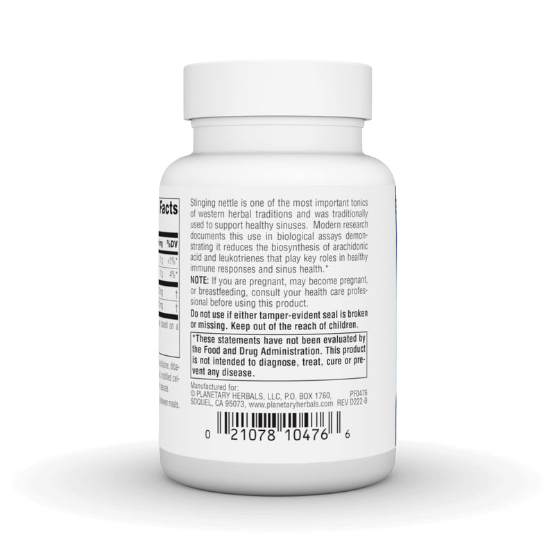 [Australia] - Planetary Herbals Full Spectrum Stinging Nettles, for Healthy Sinus Support* 420mg - 60 Tablets 