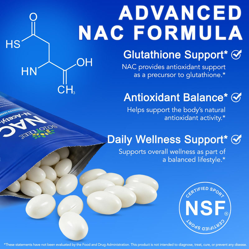 NAC N-Acetyl L-Cysteine 600 mg Equivalent with NAD+, Coconut & MCT Oil – Antioxidant & Cellular Energy Support – Glutathione Precursor Formula – Non-GMO, Gluten Free – 300 Softgels
