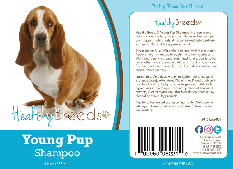 Healthy Breeds Basset Hound Young Pup Shampoo 8 oz - PawsPlanet Australia