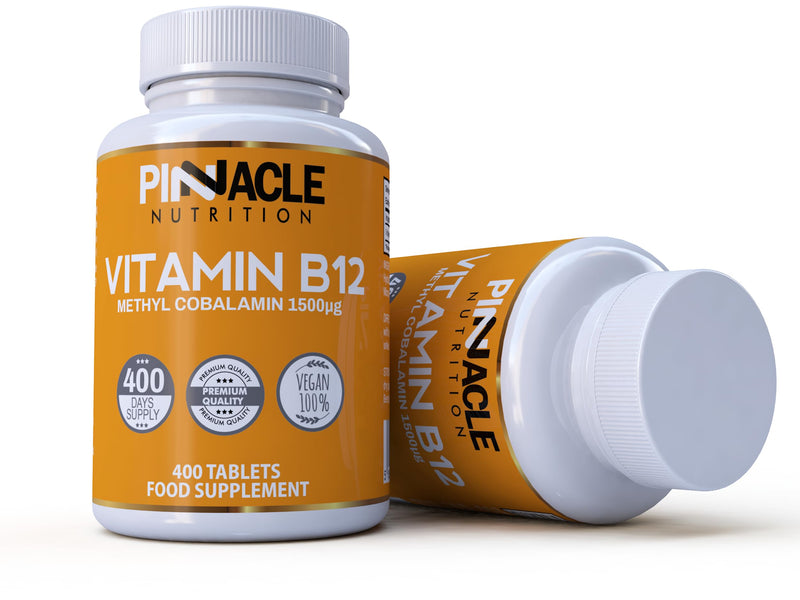 Vitamin B12 1500mcg - Methylcobalamin - 400 Tablets - 13 Month Supply 1 count (Pack of 1)