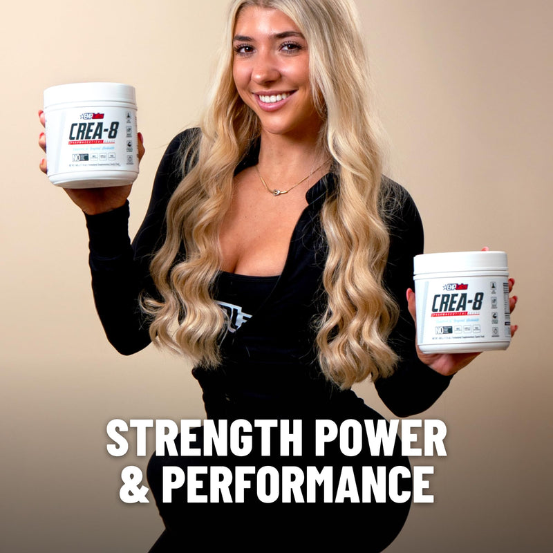 [Australia] - EHP Labs CREA-8 Micronized Creatine Monohydrate Powder - Unflavored Creatine Powder for Muscle Growth, Increased Strength, Enhanced Energy Output and Improved Performance - 100 Servings (500g) 